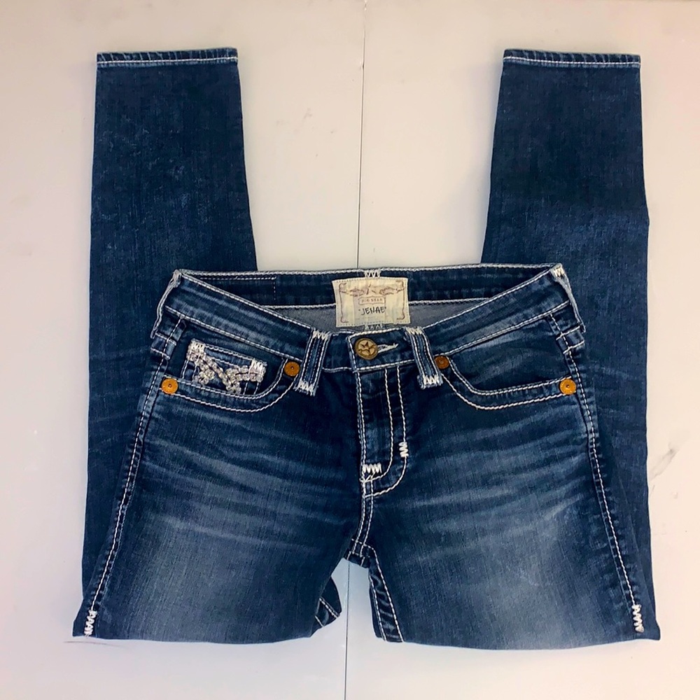 Women’s big star jeans Jenae skinny stretch size 28